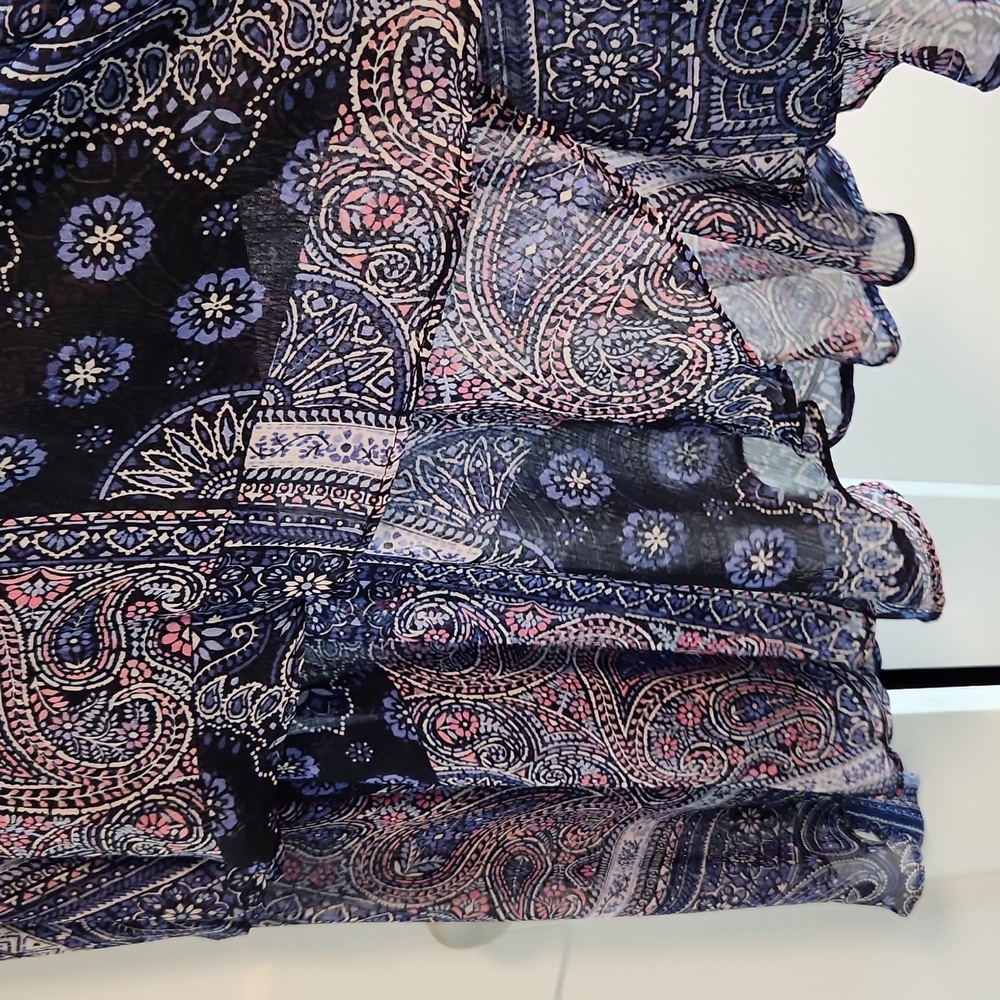 Chiffon mutli-colored dress